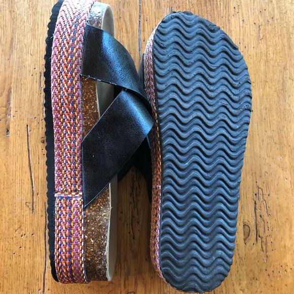 Pierre Dumas Platform Sandals Size 8 - Picture 4 of 7